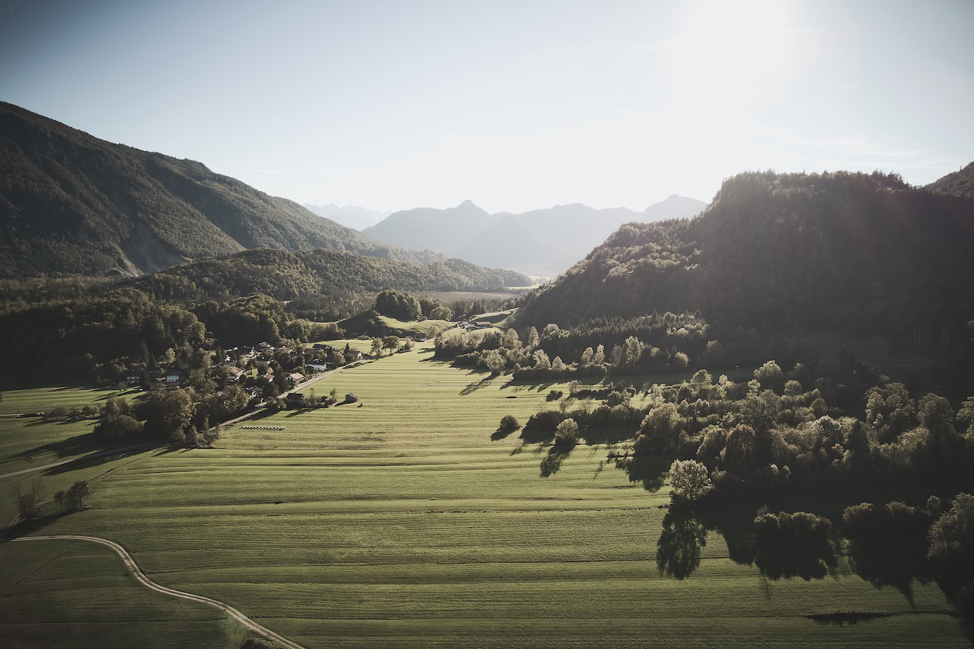 Hotel am Chiemsee im schönen Achental: Lage des Raitner Wirt in Schleching