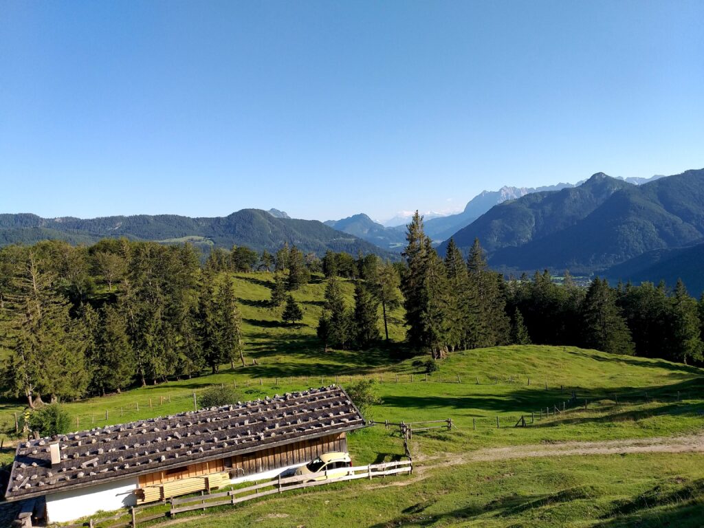 Alm im bayerischen Achental